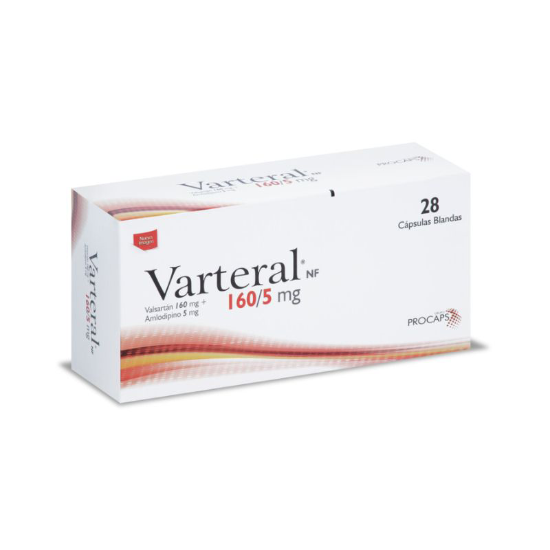 Varteral NF 160/5mg Cápsulas